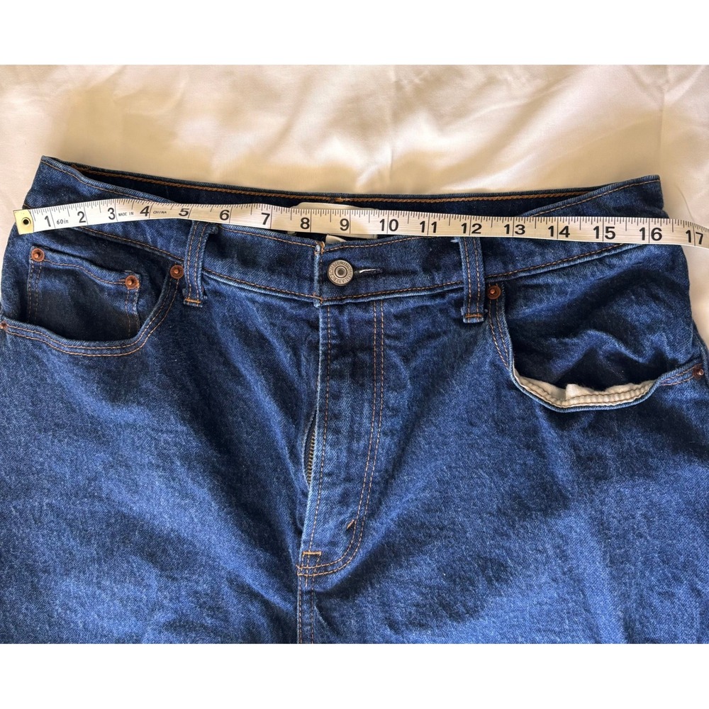 Abercrombie & Fitch Curve Love 90s Straight Ultra High Rise Jeans Blue 32 14s - Picture 4 of 6